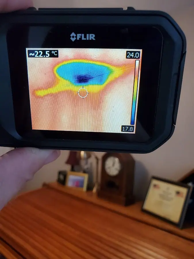 Thermal imaging inspection for water damage in Loganville